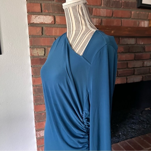 NWT Universal Standard Jersey Cinched Dress in Midnight Rain Sz XS - Picture 8 of 11